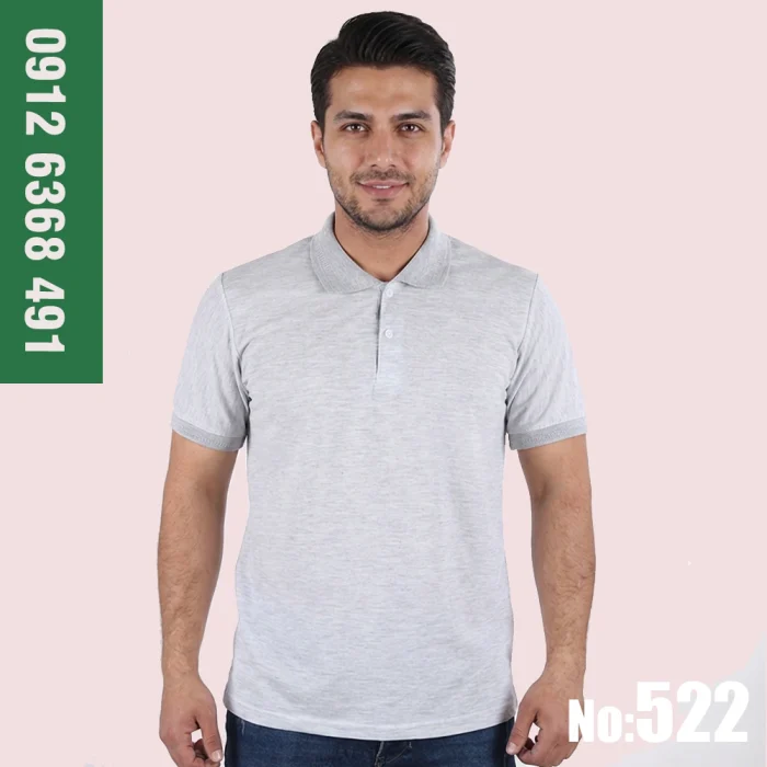 تیشرت-کار-پوشکا-جودون-پنبه-ملانژ-روشن-poshka-تی-شرت