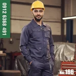 لباس کار مهندسی بوفالو طوسی استخوانی پروشات