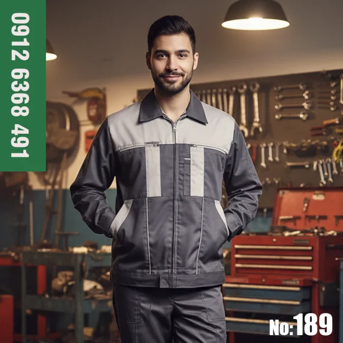 لباس کار مهندسی سیناورک طوسی استخوانی