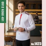 لباس-گارسون-سنتی-کیمیا-پوریا-آستین-بلند-kimiya-سفید
