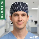 خرید دستمال سر فانتزی طرح جدید مناسب اتاق عمل و کافه