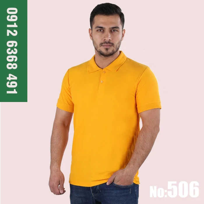 تی-شرت-جودون-یقه-دار-خنک-نخی